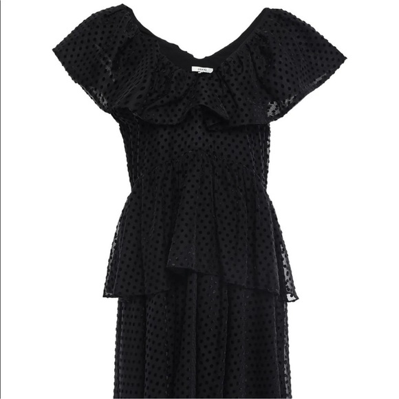 Ganni Black Textured Mini Dress - Picture 3 of 15